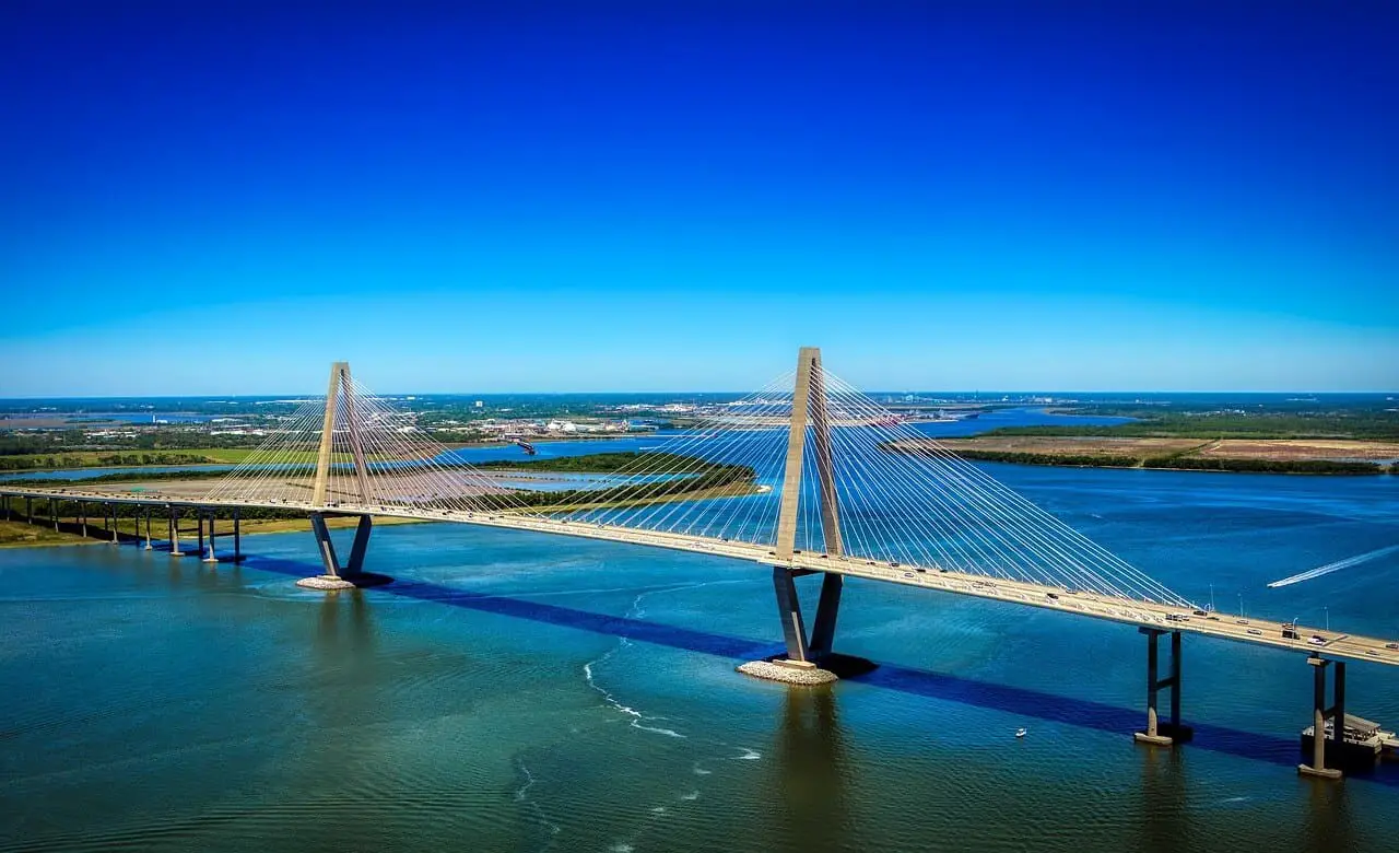 Charleston sc bridge river