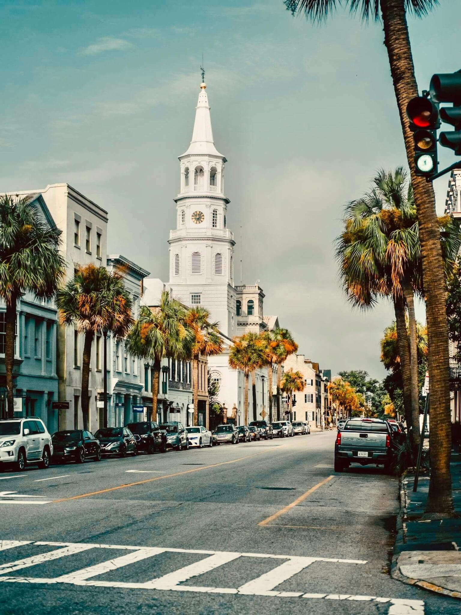 Charleston south carolina downtown street