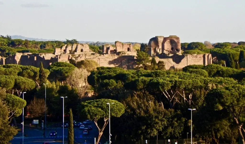 Baths of caracalla rome italy