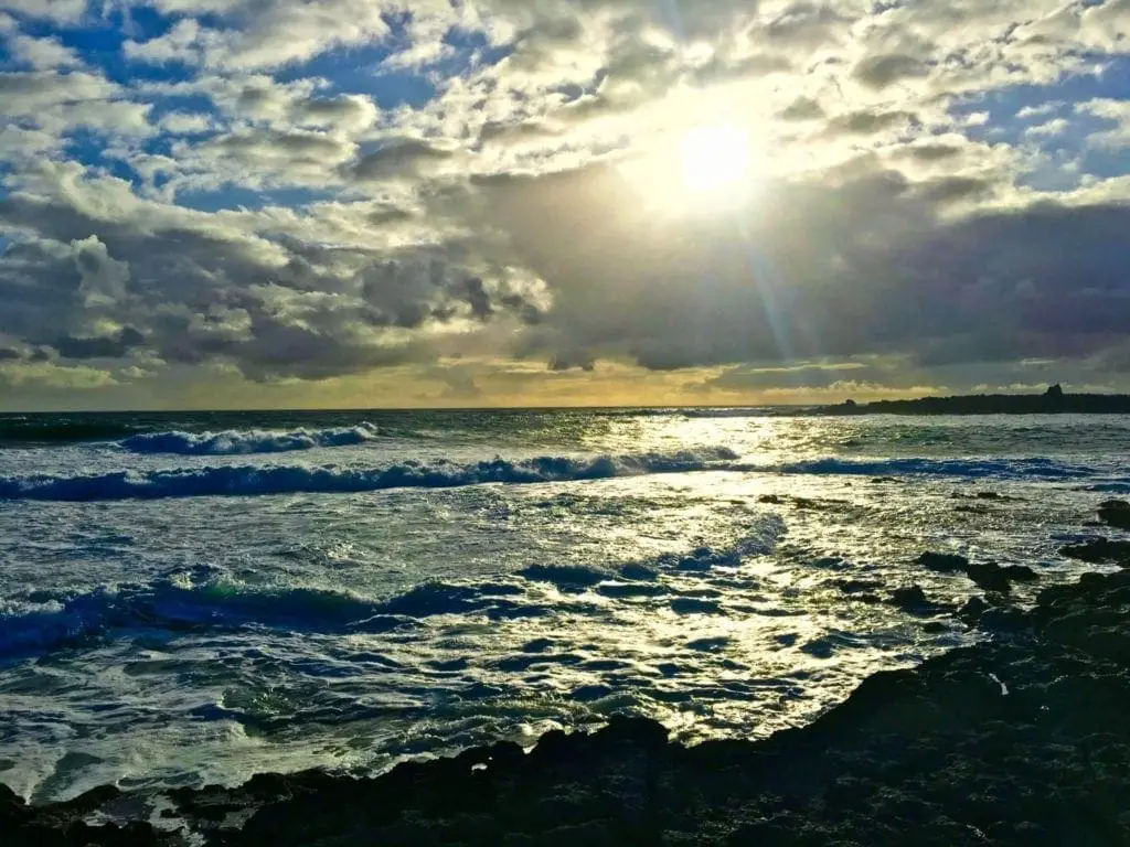 Sunset doolin pier county clare ireland