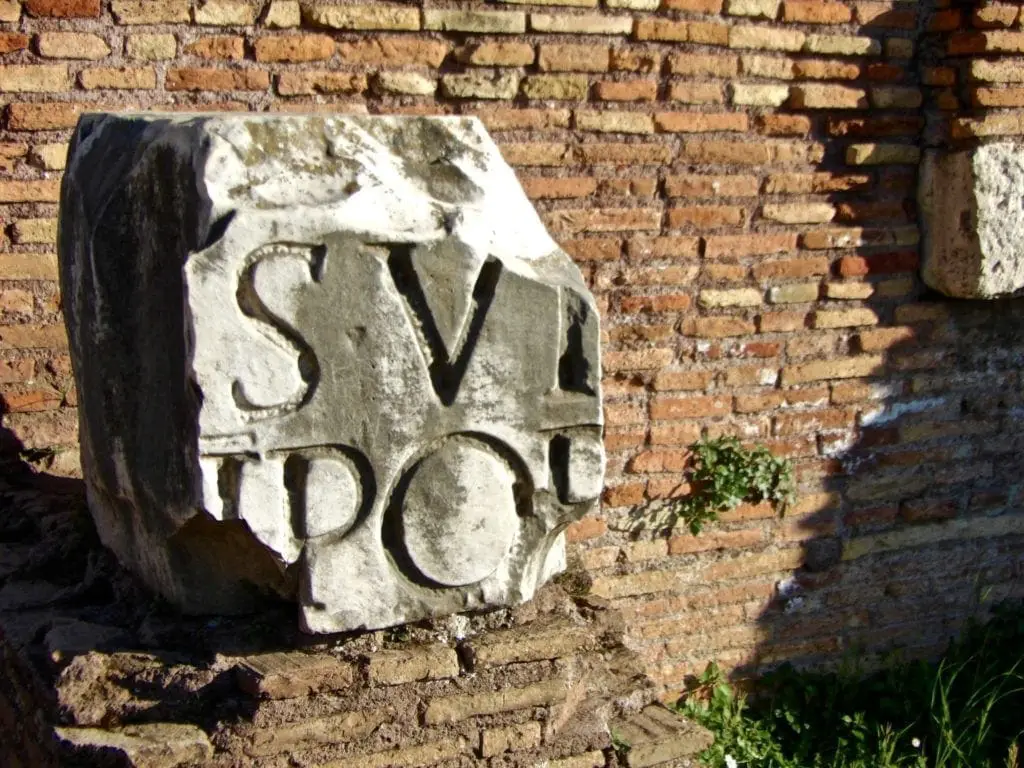 Palatine hill rome italy