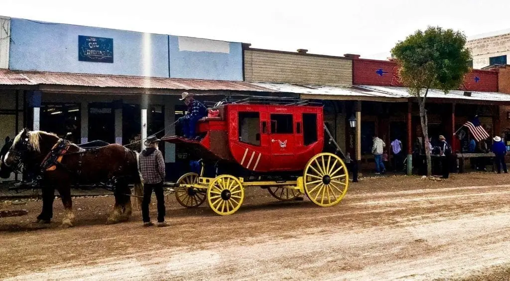 Stage coach tombstone arizona street