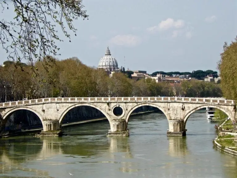 The Tiber River Rome Italy