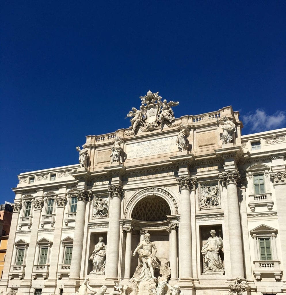 Trevi fountain rome italy