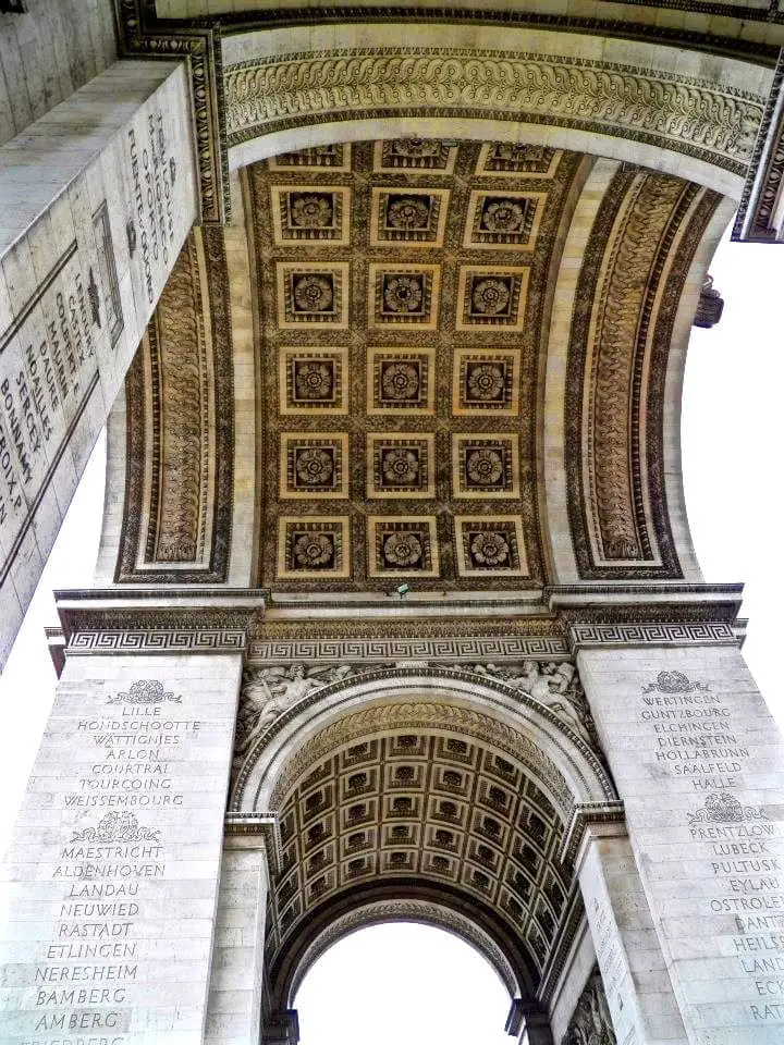 Arc de Triomphe Under Paris France