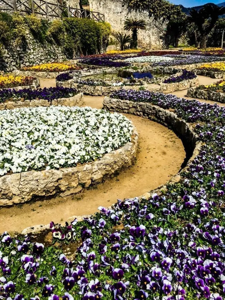 Villa rufolo gardens ravello italy