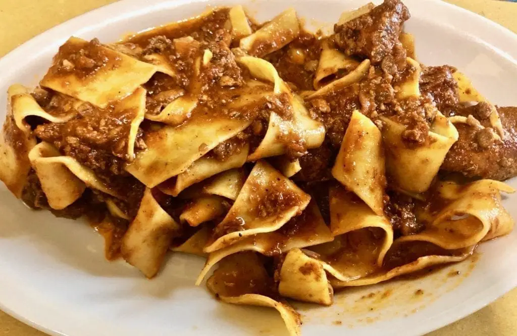 Bolognese la buca di enea pienza italy