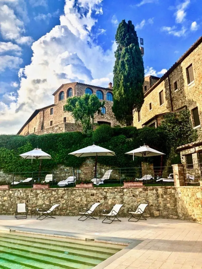 Castello banfi il borgo tuscany italy