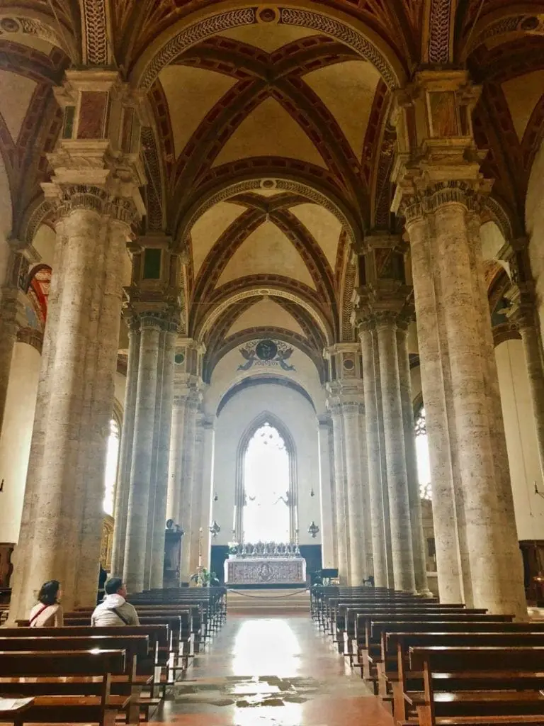 Central cathedral pienza italy