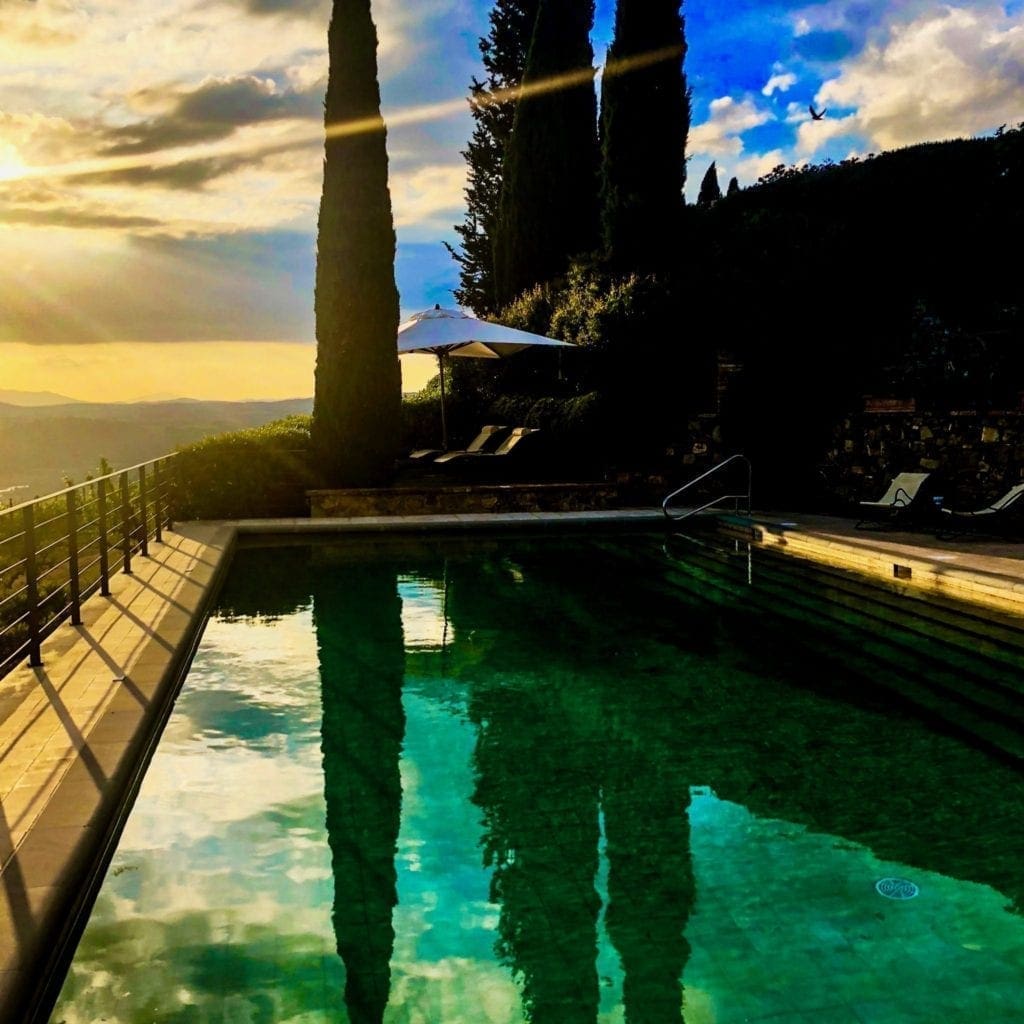 Pool castello banfi il borgo tuscany italy