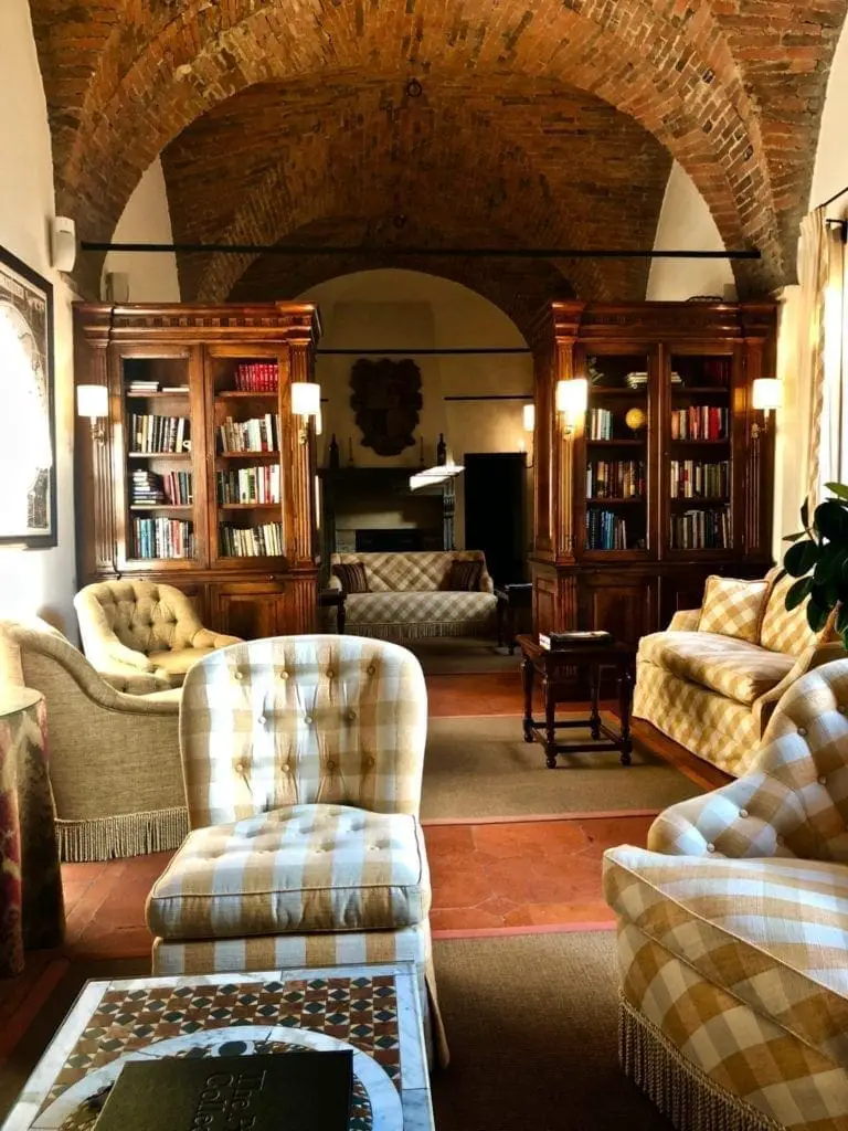 Reading room castello banfi il borgo tuscany italy