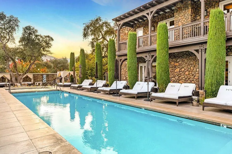 Hotel Yountville Pool California Resort