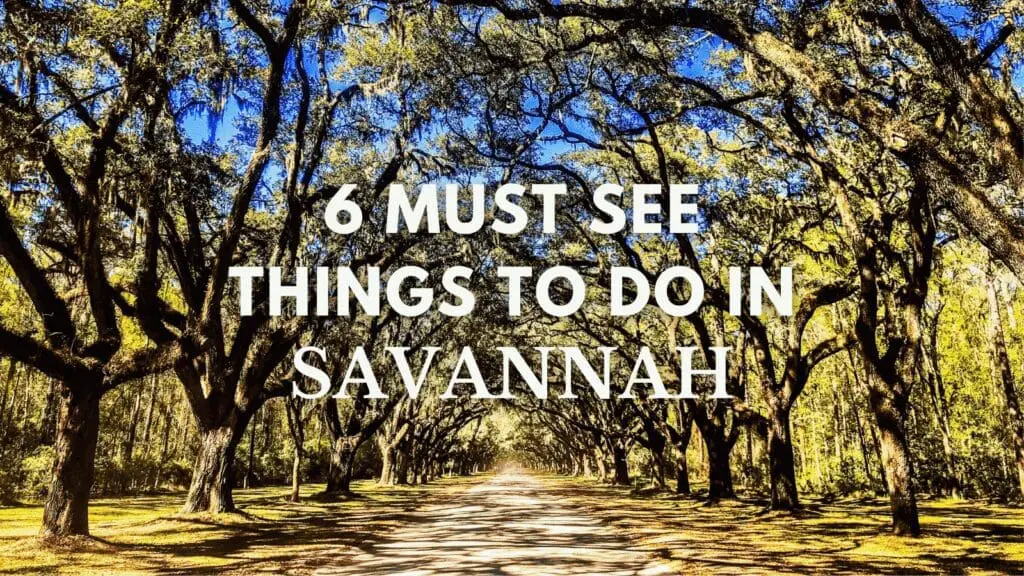 Things to do in savannah ga