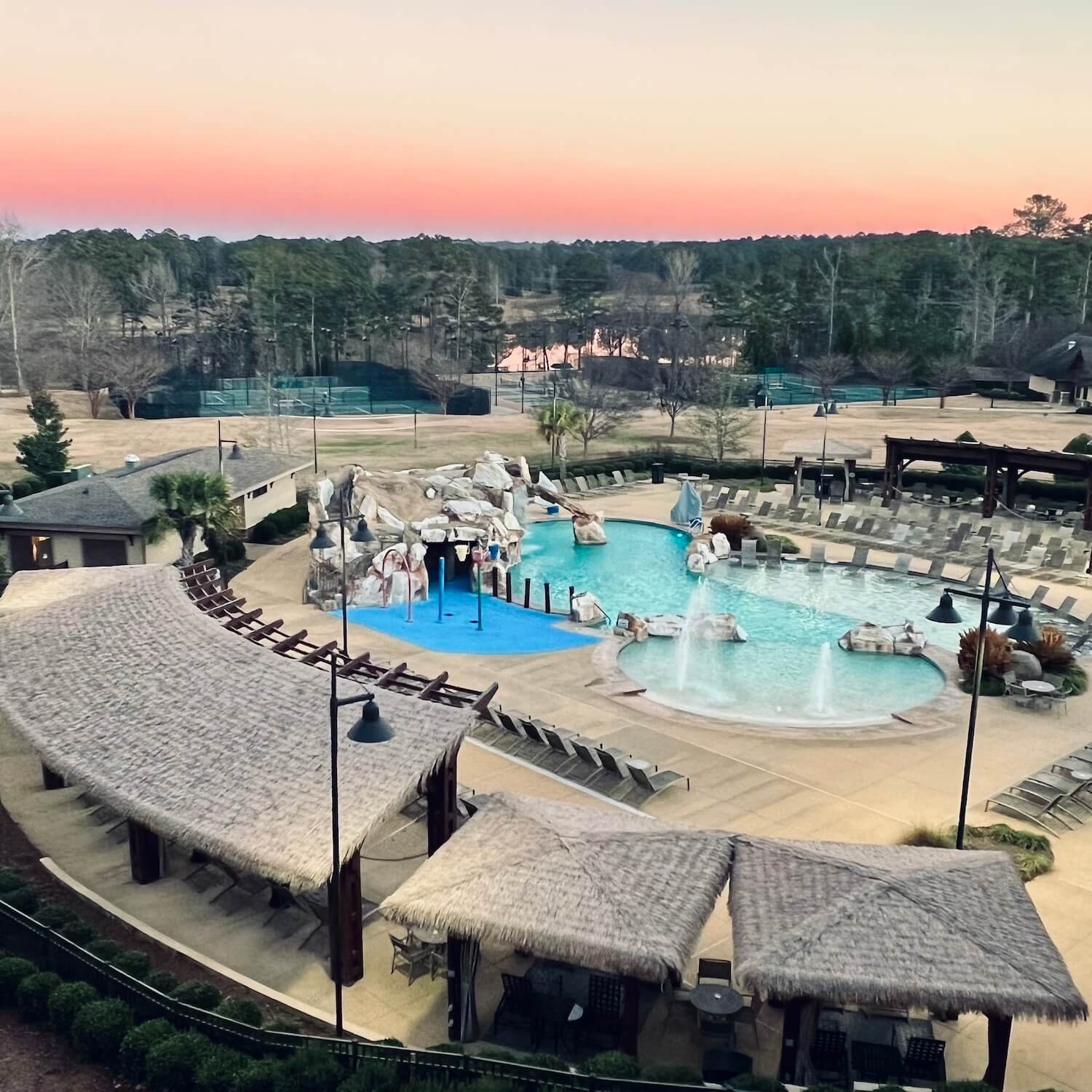 Resort pool at grand national opelika