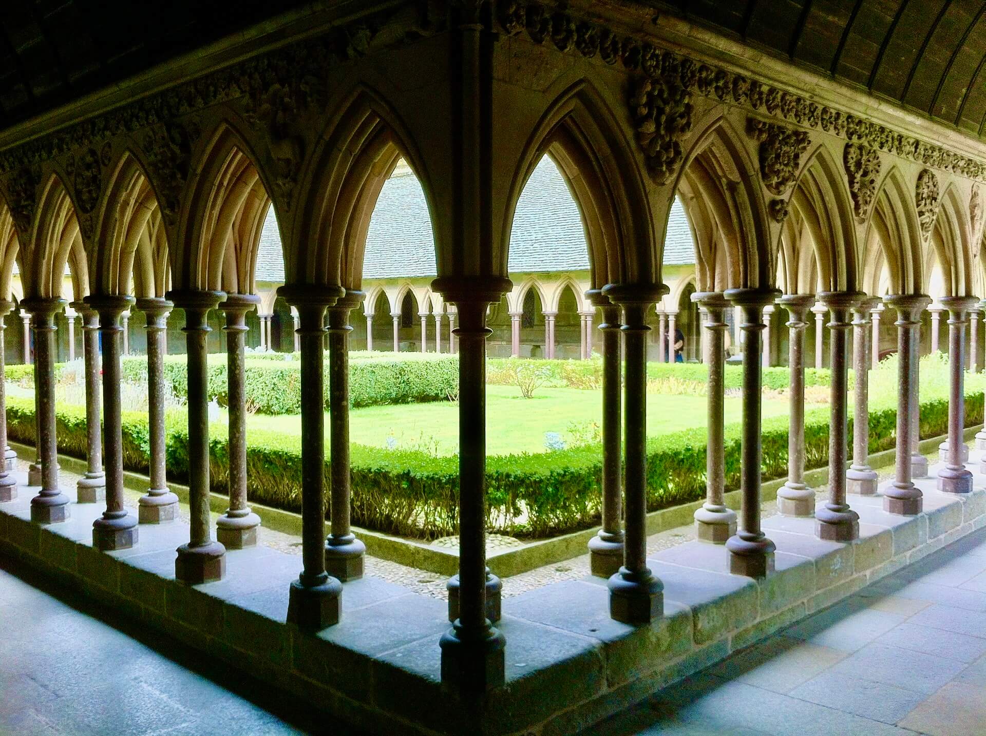 Mont saint michel garden