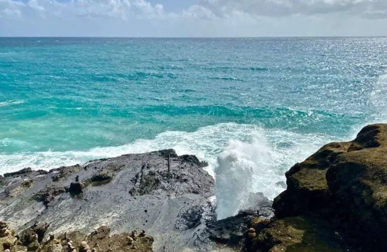 Halona blowhole oahu hawaii