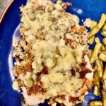 Duke's macadamia nut encrusted fish