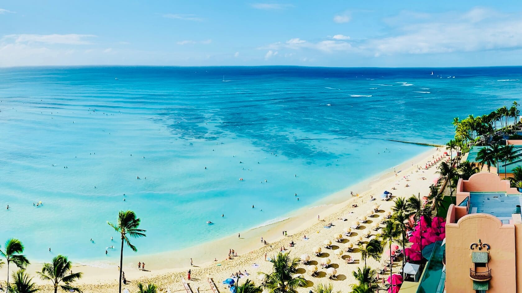 Waikiki beach oahu hawaii