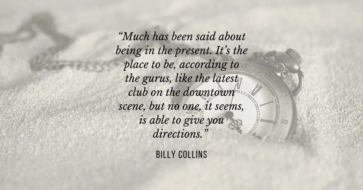 Billy collins the rain in portugal quote