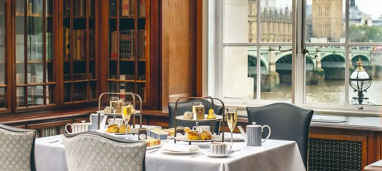 Afternoon tea library at county hall england