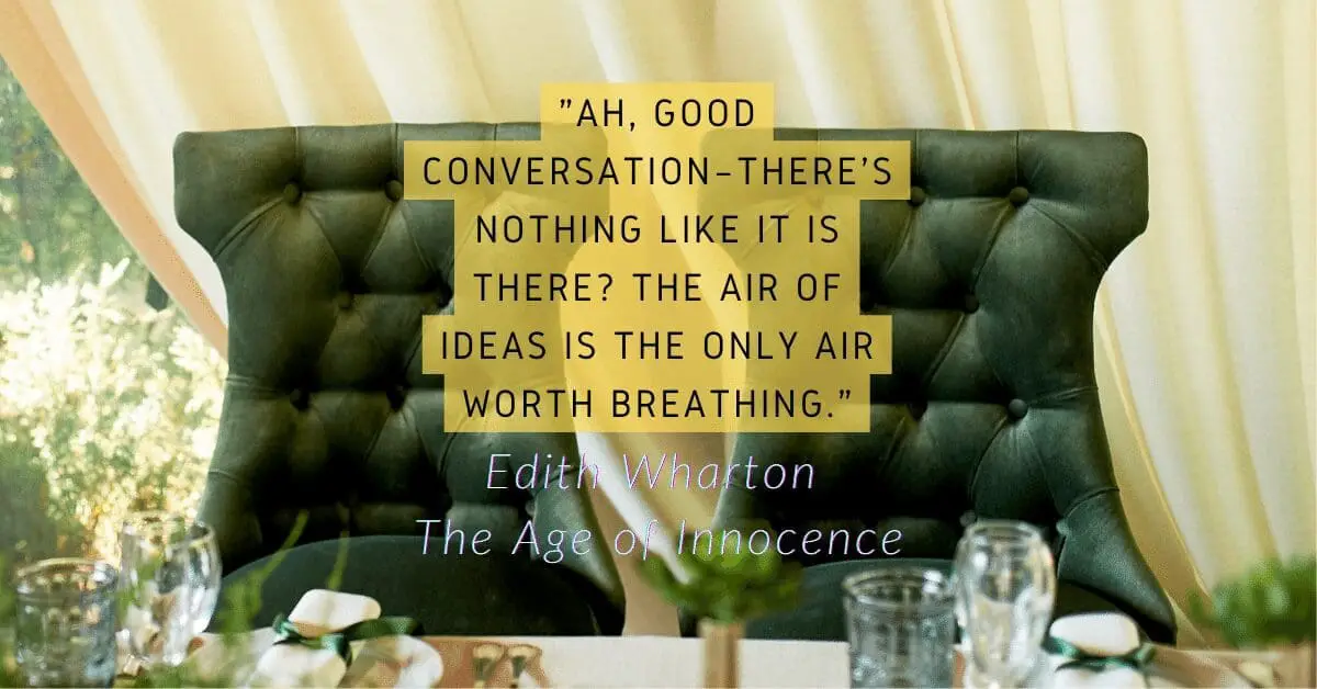 The age of innocence edith wharton quote