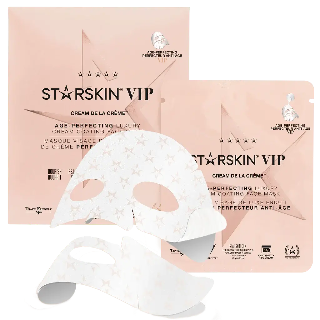 Starskin vip cream de la creme sheet mask. Png