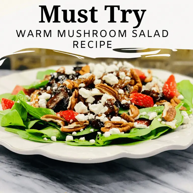 Warm Mushroom Salad Recipe Hope Farm Fairhope Alabama