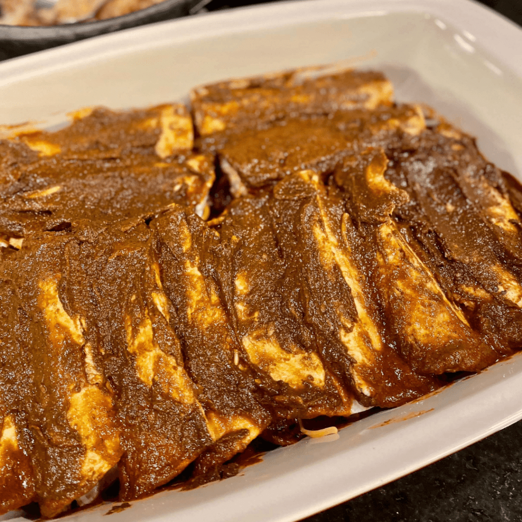 Mole enchiladas recipe theroadtakento