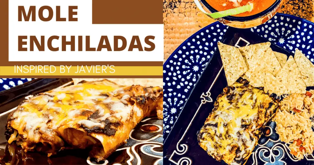 Mole Enchiladas Recipe Javiers TheRoadTakenTo