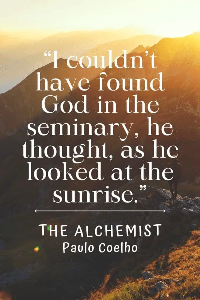 Paulo coelho the alchemist quote