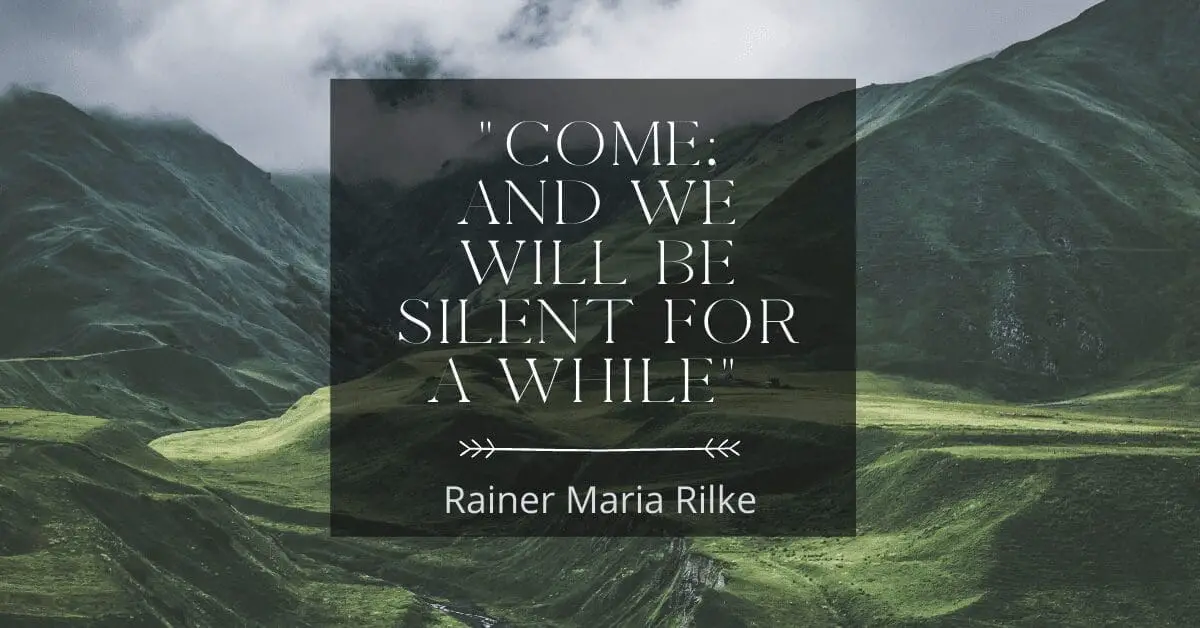Rainer maria rilke quote poetry