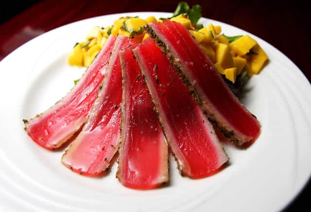 Seared tuna the royal scam restaurant mobile al