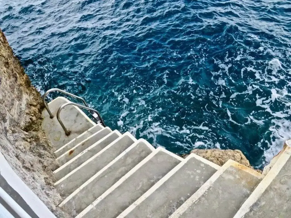 Stairs to sea