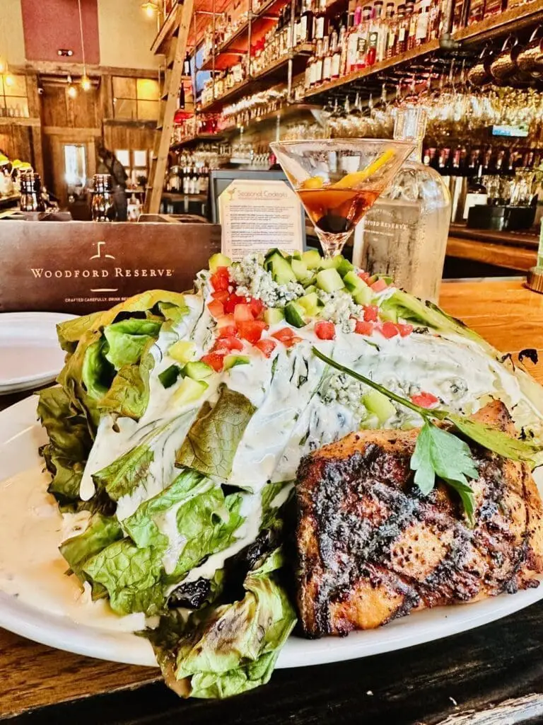 Wedge salad at carson's food & drink