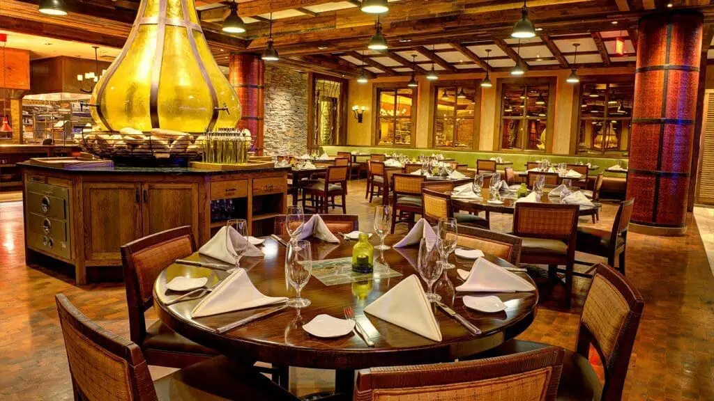 Stalla italian restaurant dining room beau rivage resort biloxi ms