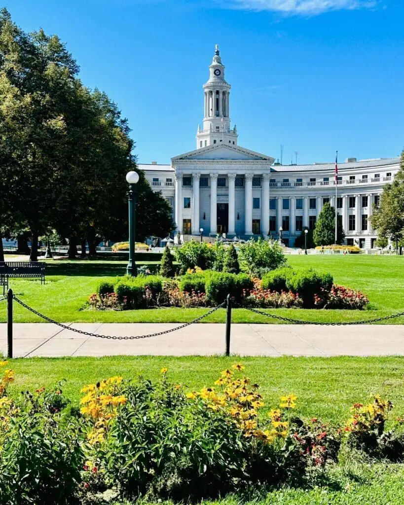 Denver city and county building colorado civic center park