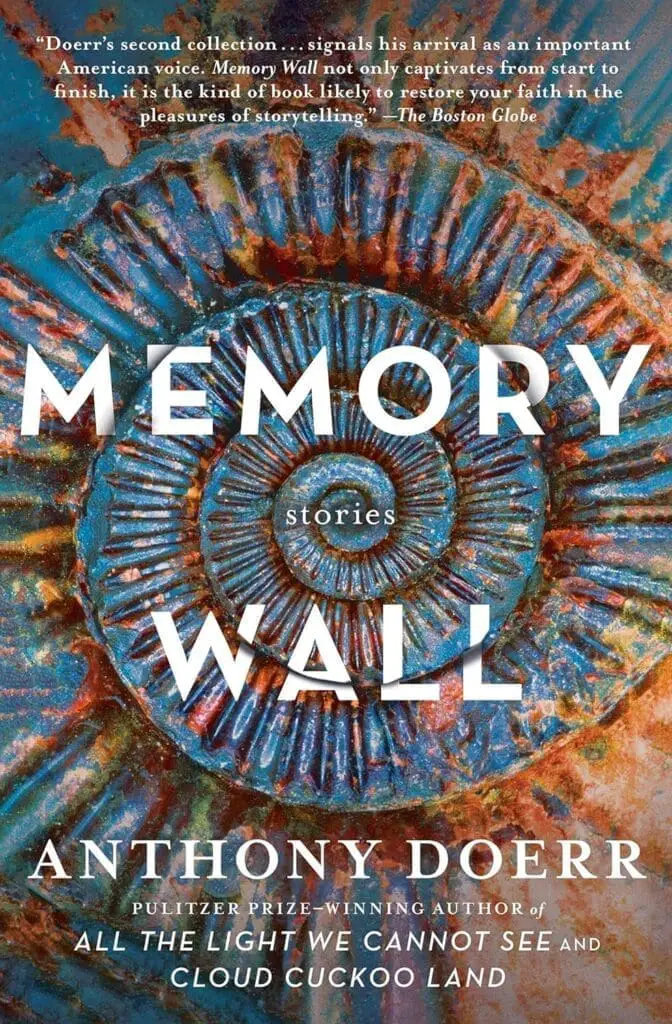 Book cover art for memory wall stories by anthony doerr