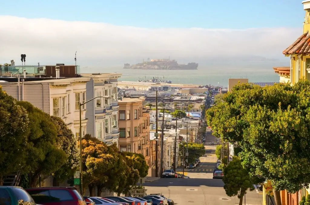 San francisco alcatraz view