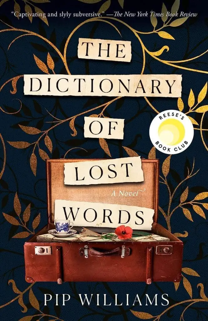 Book cover the dictionary of lost words