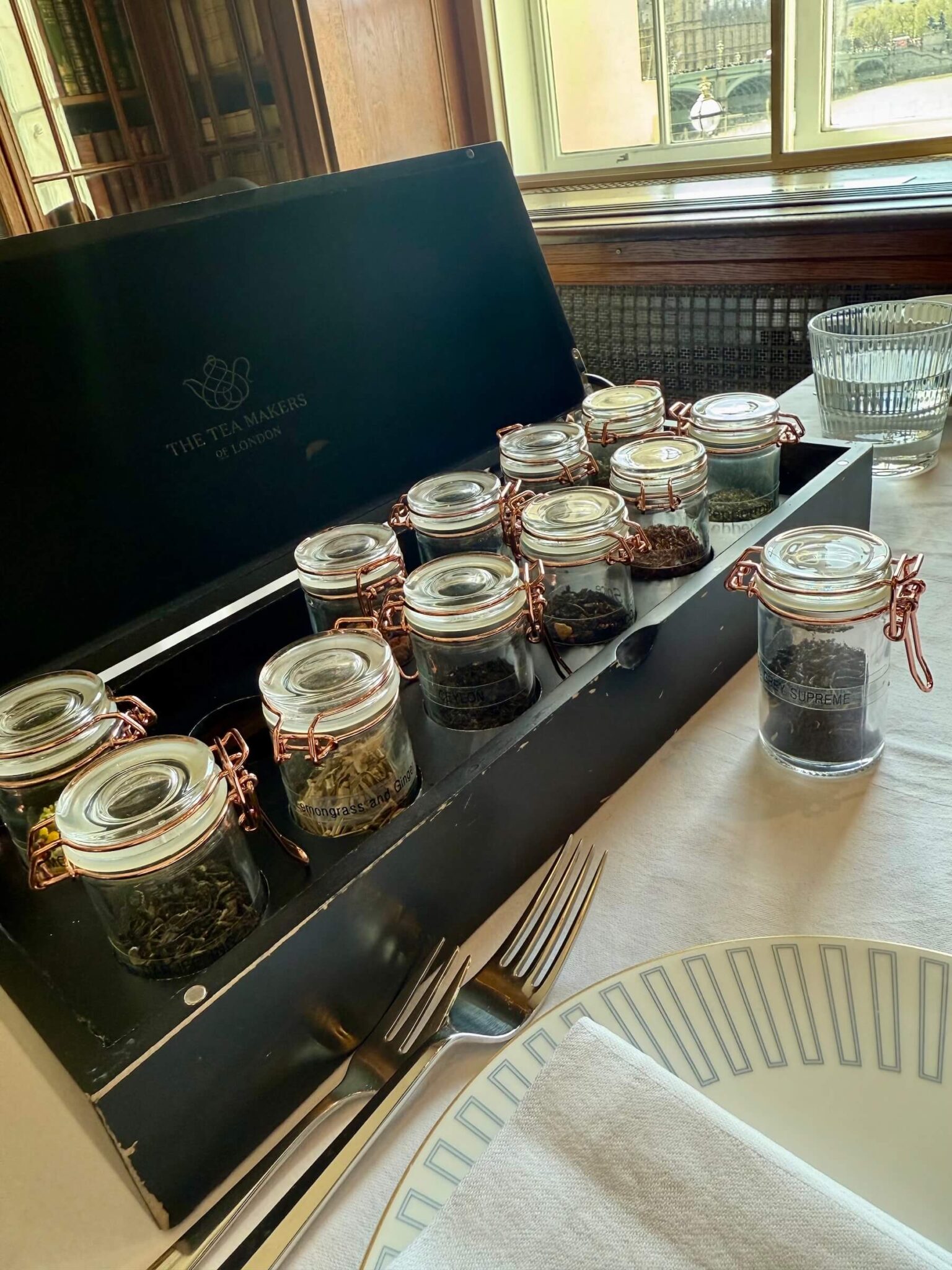 Afternoon Tea and Tower Bridge Views: Our First Day Exploring London 3 tea selection box