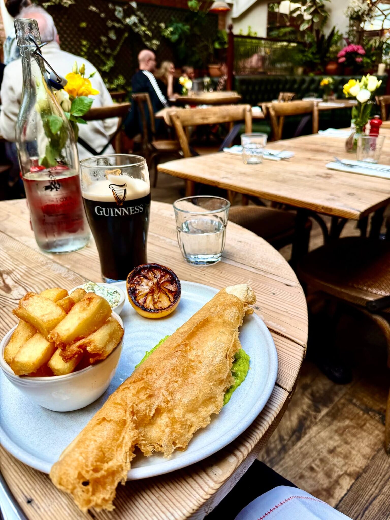 fox and pheasant pub fish and chips guinness
