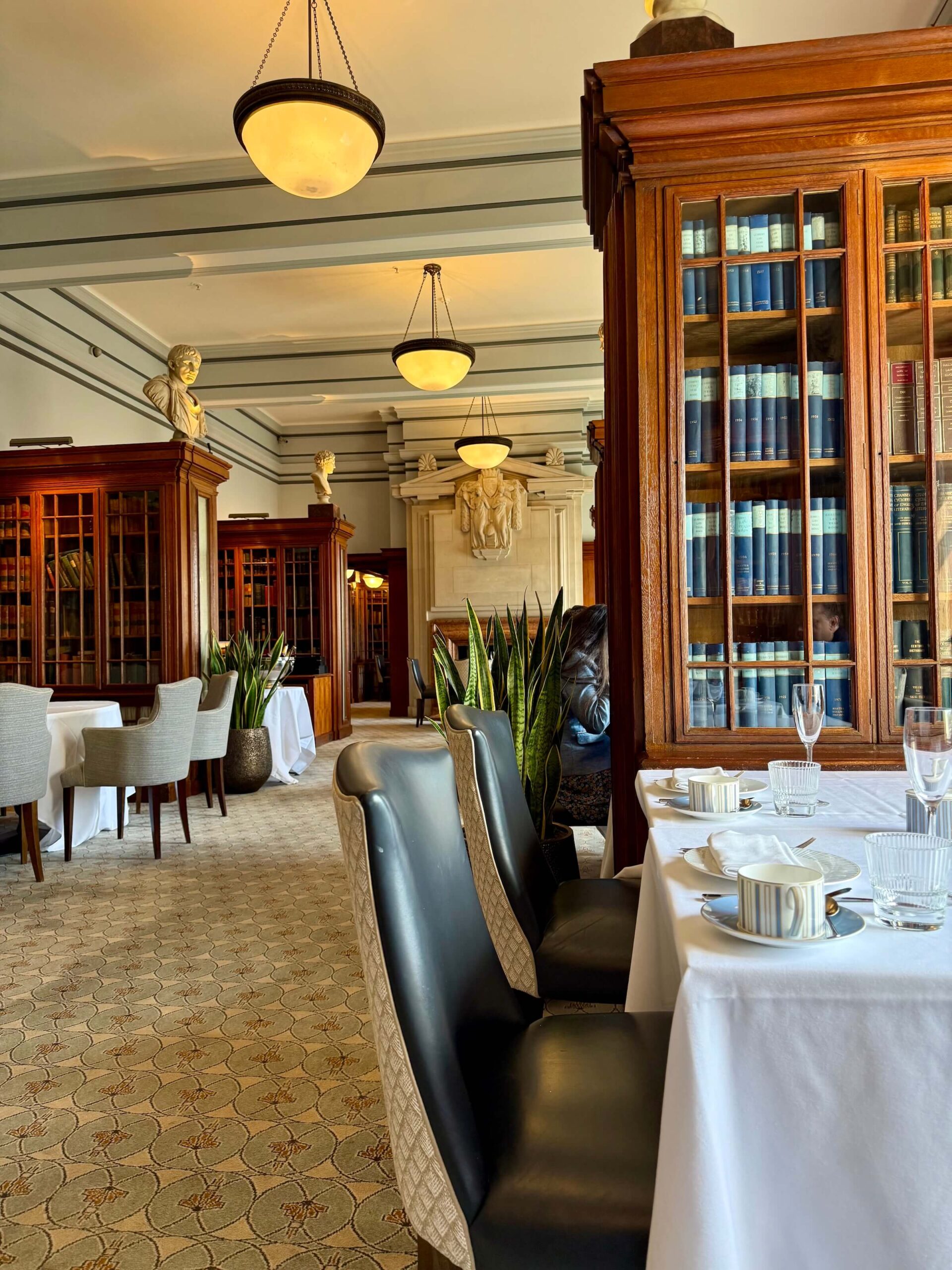 Afternoon Tea and Tower Bridge Views: Our First Day Exploring London 2 library lounge seating