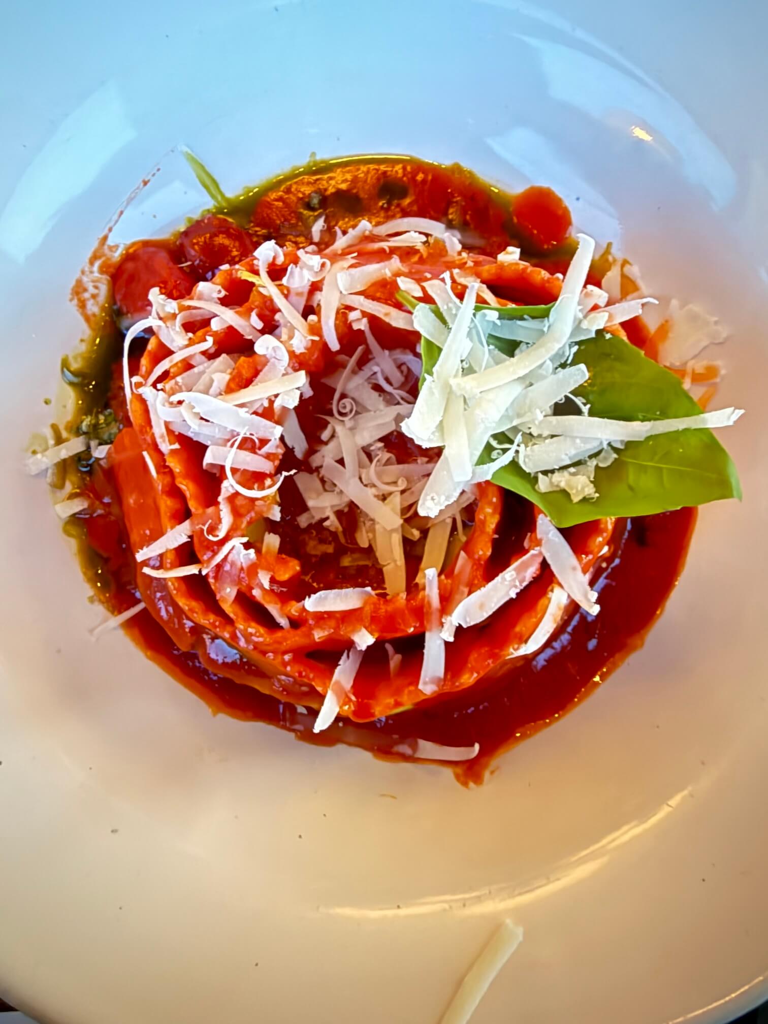 Afternoon Tea and Tower Bridge Views: Our First Day Exploring London 10 spinach ricotta pappardelle tavolino london