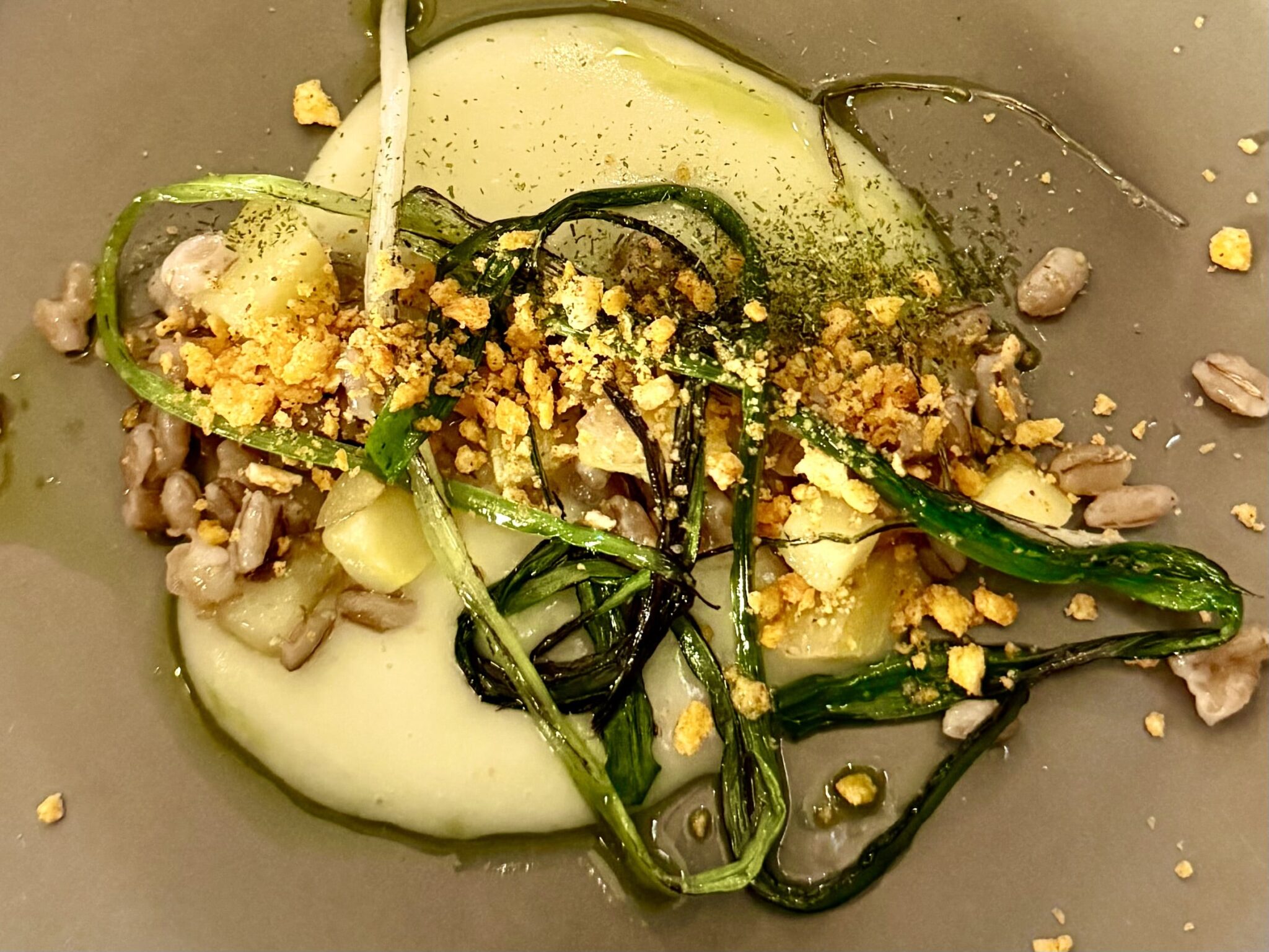 scorched wild leeks wedgwod edinburh scotland