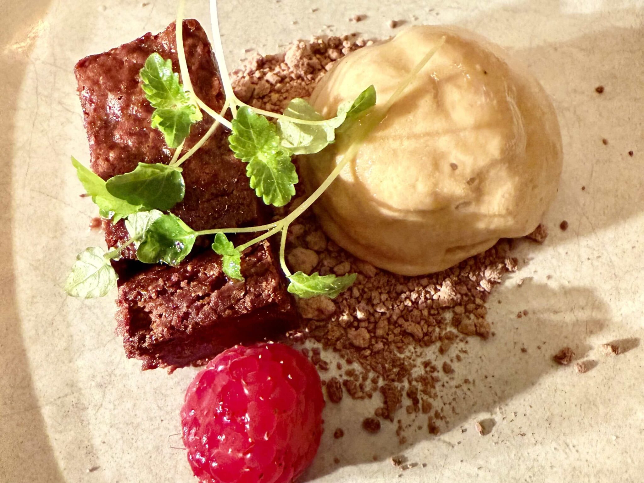 wedgewood gorse flower and sage brownie